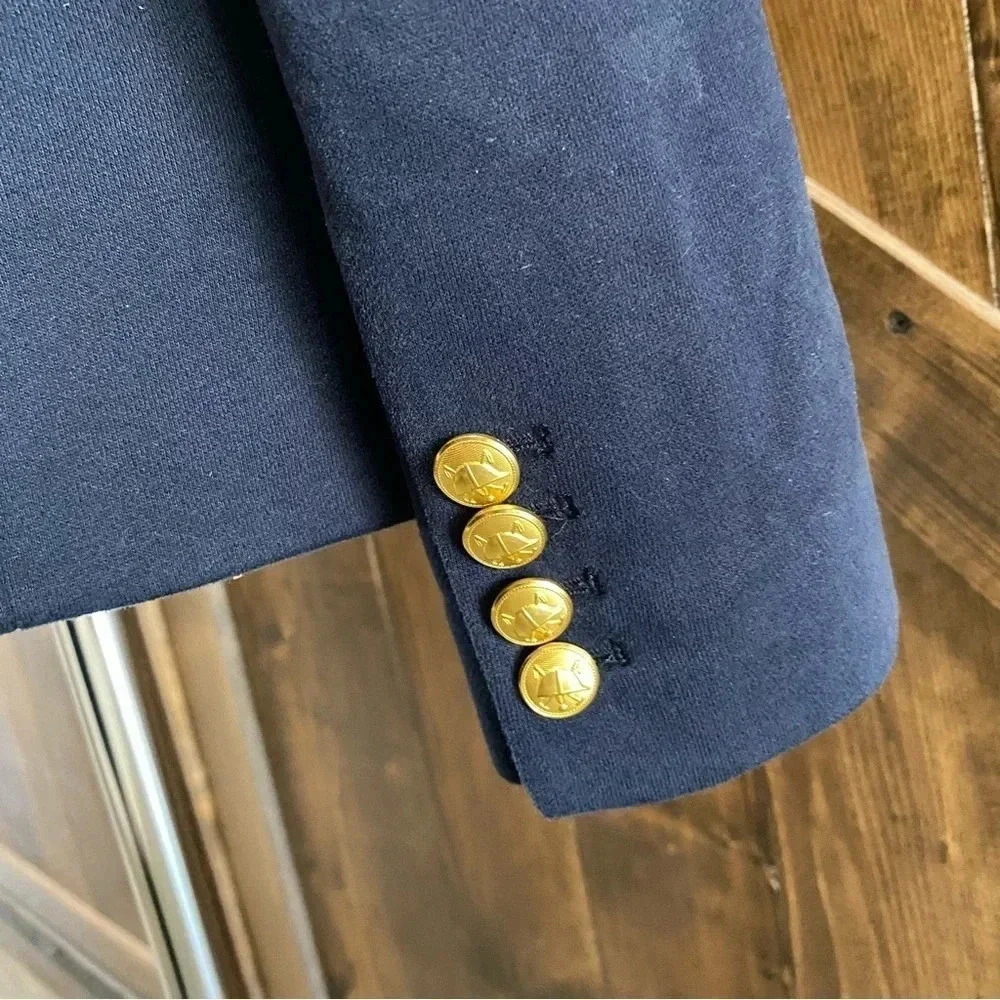 Polo by Ralph Lauren Blue Blazer with Gold Accents - Picture 6 of 7